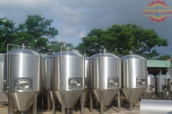 Gia công bồn inox công nghiệp theo yêu cầu tại TPHCM