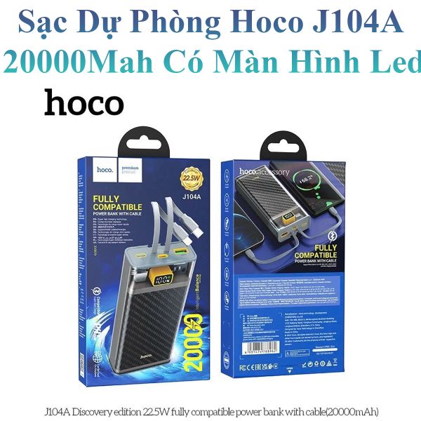 Pin Sạc Dự Phòng Hoco 20000mAh