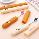 Combo 4 hộp đựng bàn chải đánh răng gấu rilakkuma