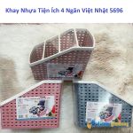 Khay đựng đồ mỹ phẩm 4 ngăn