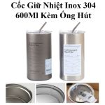 Ly giữ nhiệt inox 304 600ml