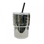 Ly đựng nước 400ml kèm ống hút