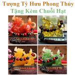 Tỳ hưu để bàn kèm chuỗi hạt