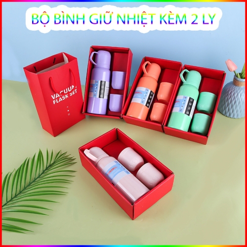 Bình giữ nhiệt kèm 2 ca nhỏ 500ml