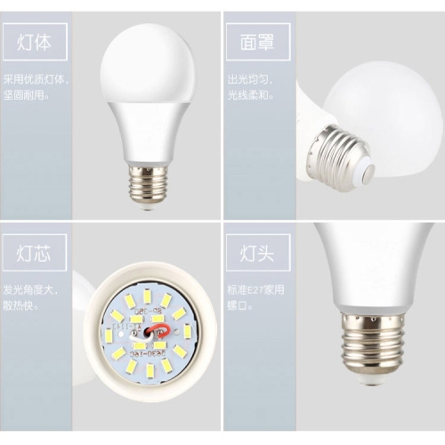 Bóng đèn LED 12W ánh sáng vàng