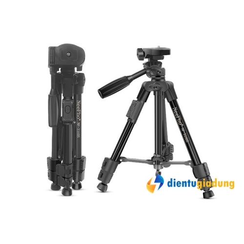 Giá đỡ tripod 3 chân kèm remote chụp ảnh