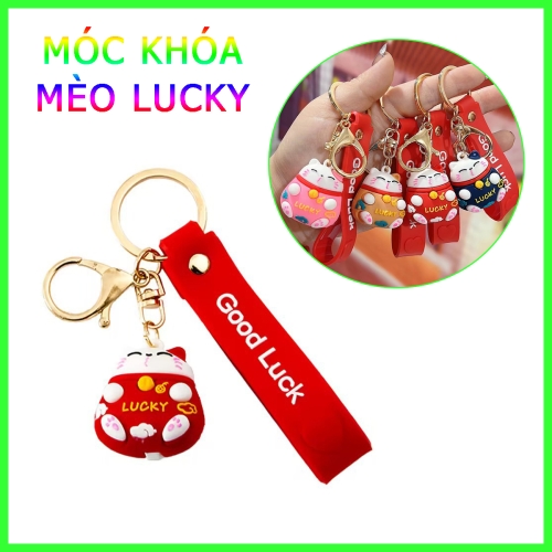 Móc khóa mèo Thần Tài